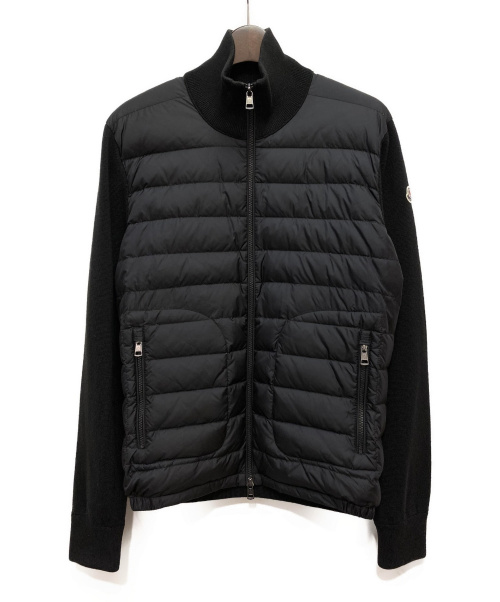 MONCLER（モンクレール）MONCLER (モンクレール) MAGLIONE TRICOT CARDIGAN ブラック サイズ:Lの古着・服飾アイテム