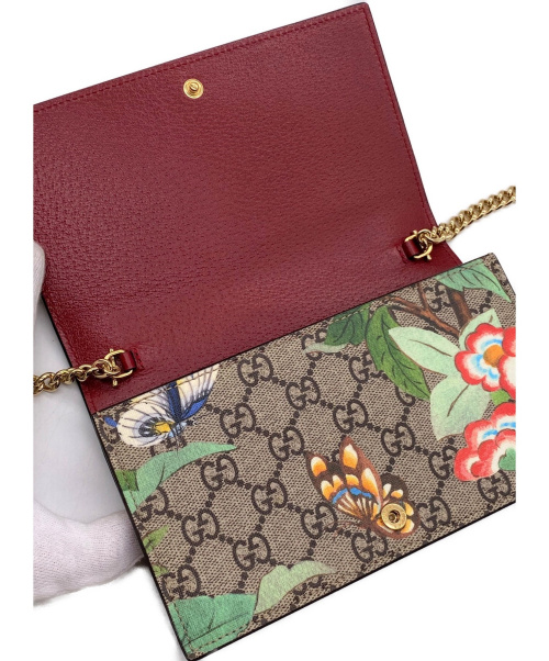 GUCCI（グッチ）GUCCI (グッチ) Gucci Tian mini chain bag ベージュ サイズ:- 424891 2184の古着・服飾アイテム