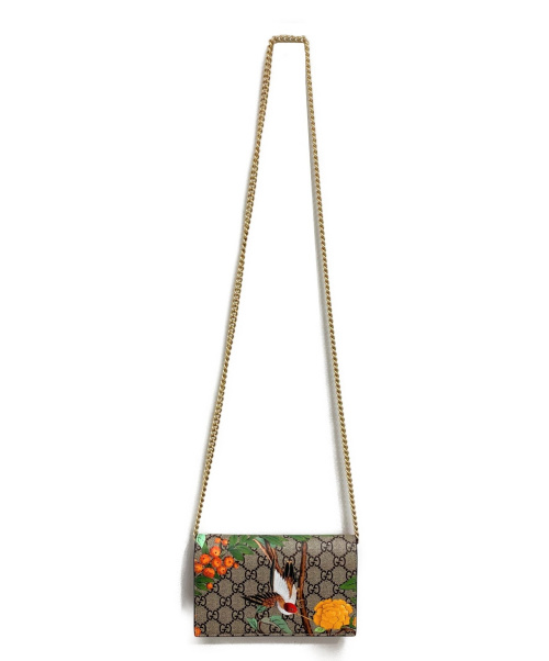 GUCCI（グッチ）GUCCI (グッチ) Gucci Tian mini chain bag ベージュ サイズ:- 424891 2184の古着・服飾アイテム