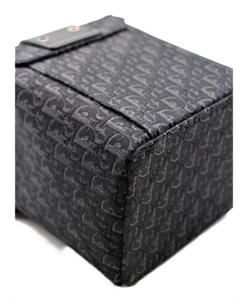 Christian Dior（クリスチャン ディオール）Christian Dior (クリスチャンディオール) トロッター柄バニティポーチ ブラック サイズ:- HE1002の古着・服飾アイテム