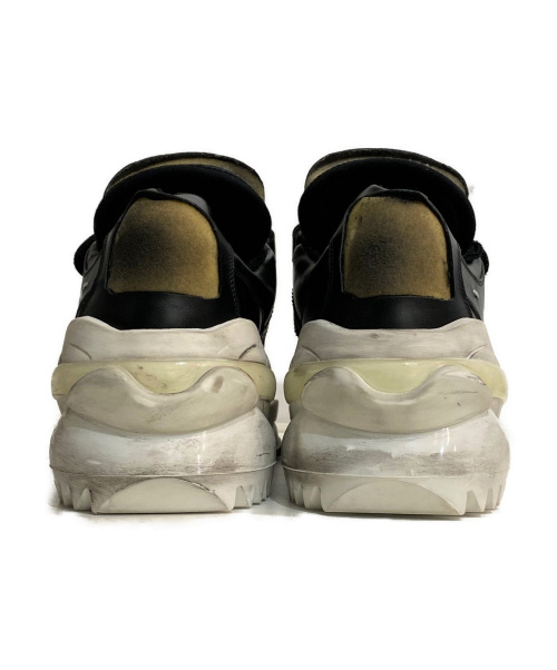 Maison Margiela（メゾンマルジェラ）Maison Margiela (メゾンマルジェラ) Low Top Retro Sneakers ブラック×ホワイト サイズ:44の古着・服飾アイテム
