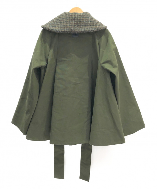 LOEWE（ロエベ）LOEWE (ロエベ) ハウンドトゥースカラージャケット カーキグリーン サイズ:32 未使用品の古着・服飾アイテム
