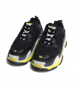 BALENCIAGAバレンシアガ）の古着「Triple S」｜ブラック×イエロー
