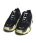 BALENCIAGA（バレンシアガ）の古着「Triple S」｜ブラック×イエロー