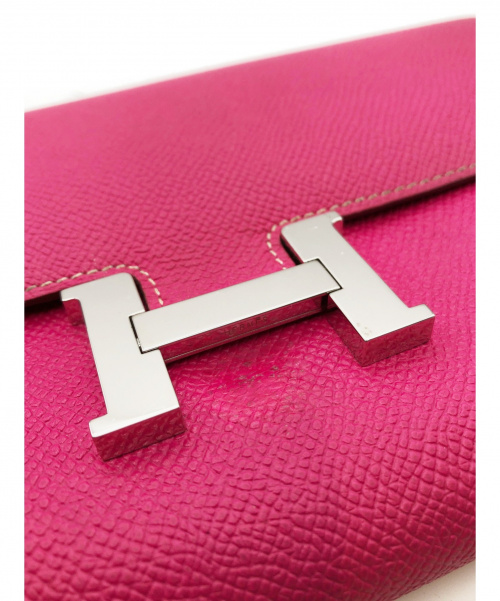 HERMES（エルメス）HERMES (エルメス) コンスタンスロング ピンク サイズ:-の古着・服飾アイテム