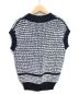 CHANEL (シャネル) ノースリーブコットンニット ネイビー サイズ:38：34800円