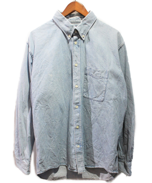 BALENCIAGA（バレンシアガ）BALENCIAGA (バレンシアガ) 19SS バックロゴデニムシャツ サイズ:37の古着・服飾アイテム