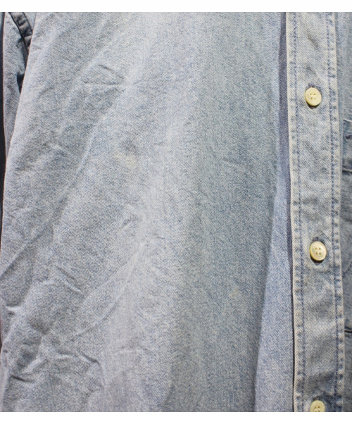 BALENCIAGA（バレンシアガ）BALENCIAGA (バレンシアガ) 19SS バックロゴデニムシャツ サイズ:37の古着・服飾アイテム