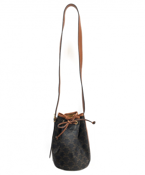 CELINE（セリーヌ）CELINE (セリーヌ) スモールドローストリングバッグ ブラック サイズ:-の古着・服飾アイテム