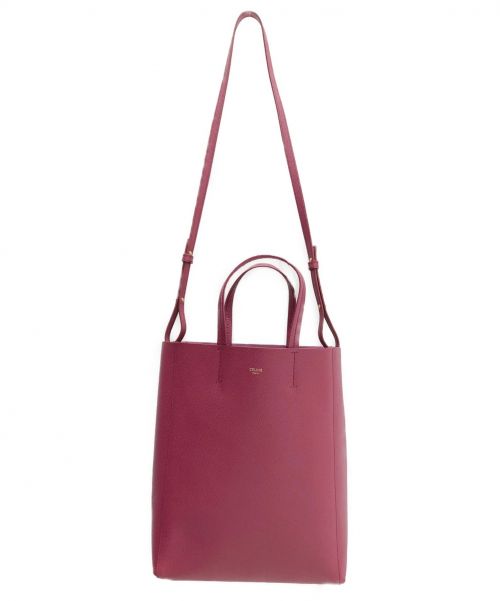 CELINE（セリーヌ）CELINE (セリーヌ) バーティカルカバスモール ワインレッド サイズ:-の古着・服飾アイテム