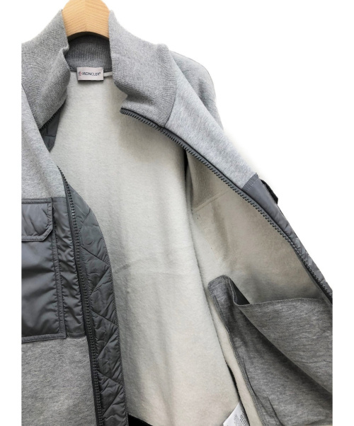 MONCLER（モンクレール）MONCLER (モンクレール) MAGLIA CARDIGAN グレー サイズ:XLの古着・服飾アイテム