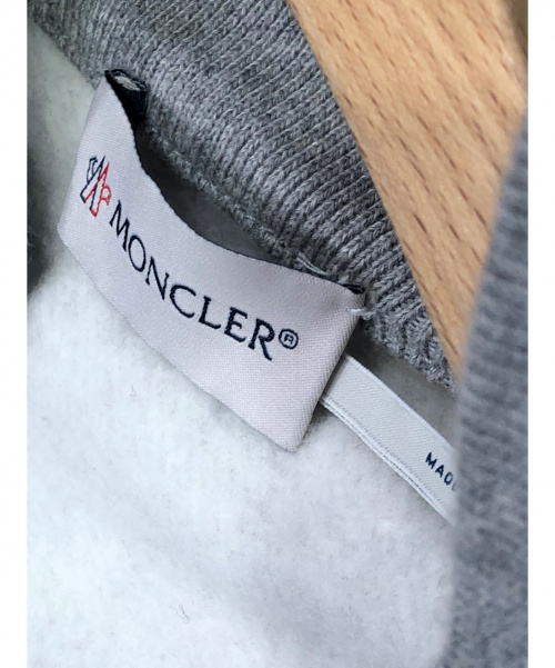 MONCLER（モンクレール）MONCLER (モンクレール) MAGLIA CARDIGAN グレー サイズ:XLの古着・服飾アイテム