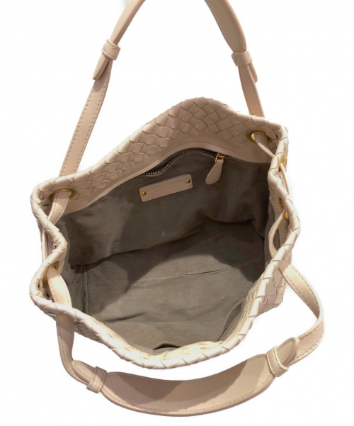 BOTTEGA VENETA（ボッテガベネタ）BOTTEGA VENETA (ボッテガヴェネタ) ガルダバッグ ライトピンク サイズ:- 405071の古着・服飾アイテム