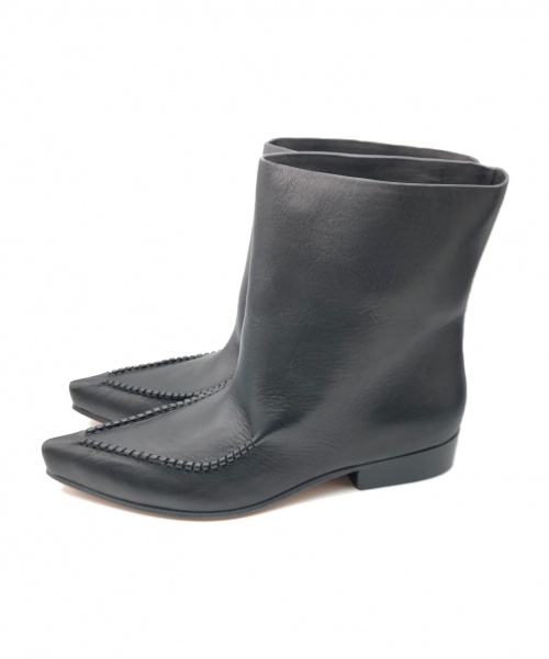 CELINE（セリーヌ）CELINE (セリーヌ) ショートブーツ ブラック サイズ:37.5 未使用品 Santiago 323243CSAC.38NOの古着・服飾アイテム