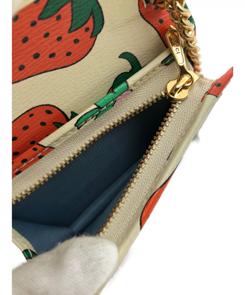 GUCCI（グッチ）GUCCI (グッチ) チェーン付コンパクトウォレット サイズ:- 570660の古着・服飾アイテム