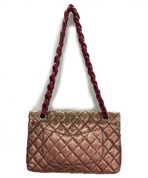 CHANEL（シャネル）CHANEL (シャネル) ラメキャンバスマトラッセ ゴールド サイズ:25の古着・服飾アイテム