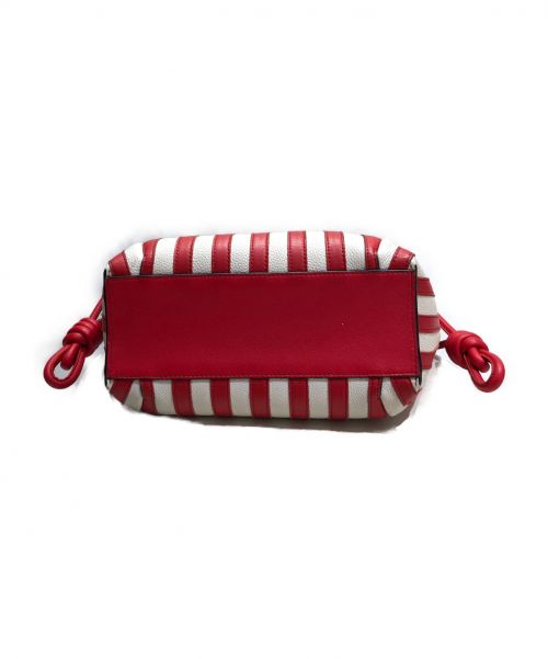 LOEWE（ロエベ）LOEWE (ロエベ) フラメンコノットグリッド レッド×ホワイト サイズ:-の古着・服飾アイテム