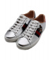 GUCCI（グッチ）の古着「19SS エースエンブロイダリースニーカー」｜シルバー