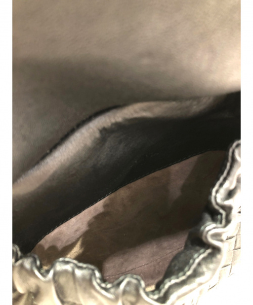 BOTTEGA VENETA（ボッテガベネタ）BOTTEGA VENETA (ボッテガベネタ) イントレチャートベルト付バッグ ブラック サイズ:-の古着・服飾アイテム