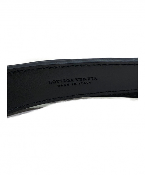 BOTTEGA VENETA（ボッテガベネタ）BOTTEGA VENETA (ボッテガベネタ) イントレチャートベルト付バッグ ブラック サイズ:-の古着・服飾アイテム