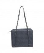 BOTTEGA VENETAボッテガベネタ）の古着「チェーンショルダーバッグ」｜ブラック