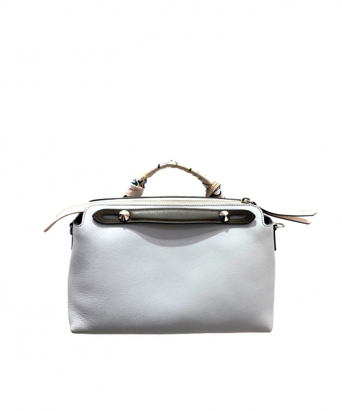 FENDI（フェンディ）FENDI (フェンディ) バイザウェイ グレーパール サイズ:ミディアム 2Wayショルダーバッグの古着・服飾アイテム