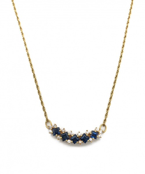 MIKIMOTO（ミキモト）MIKIMOTO (ミキモト) ストーンネックレス サイズ:- K18 総重量5.4gの古着・服飾アイテム