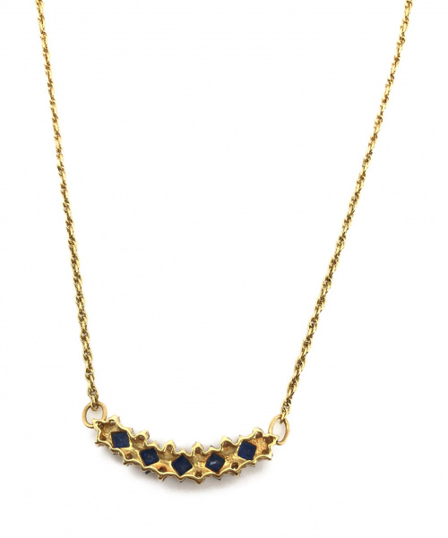 MIKIMOTO（ミキモト）MIKIMOTO (ミキモト) ストーンネックレス サイズ:- K18 総重量5.4gの古着・服飾アイテム