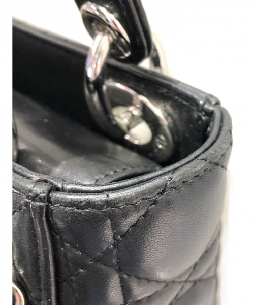 Christian Dior（クリスチャン ディオール）Christian Dior (クリスチャンディオール) レディディオールミニ ブラック サイズ:-の古着・服飾アイテム