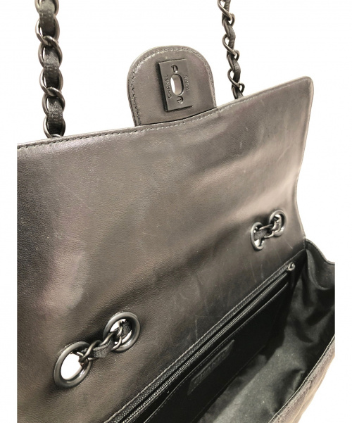 CHANEL（シャネル）CHANEL (シャネル) Wチェーンショルダーバッグ ブラック サイズ:25 ニュートラベルライン A15285の古着・服飾アイテム