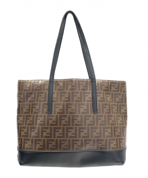 FENDI（フェンディ）FENDI (フェンディ) ズッカ柄トートバッグ ブラウン サイズ:-の古着・服飾アイテム