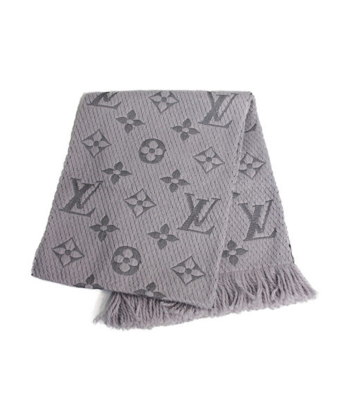 LOUIS VUITTON（ルイ ヴィトン）LOUIS VUITTON (ルイヴィトン) エシャルプ・ロゴマニア ラベンダー サイズ:-の古着・服飾アイテム
