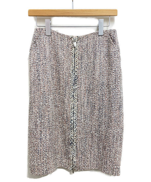 CHANEL（シャネル）CHANEL (シャネル) ツイードセットアップ ピンク サイズ:40の古着・服飾アイテム