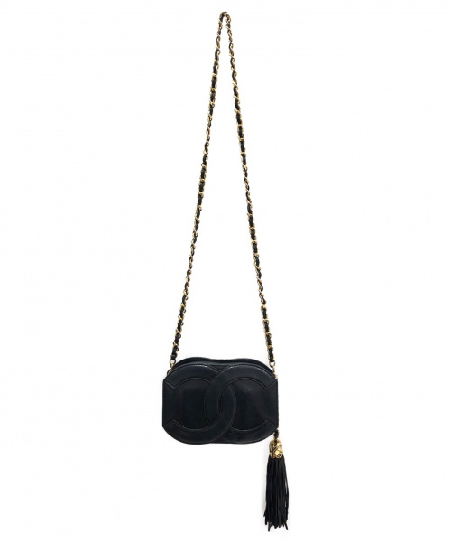 CHANEL（シャネル）CHANEL (シャネル) デカココマークチェーンショルダーバッグ ブラック サイズ:-の古着・服飾アイテム