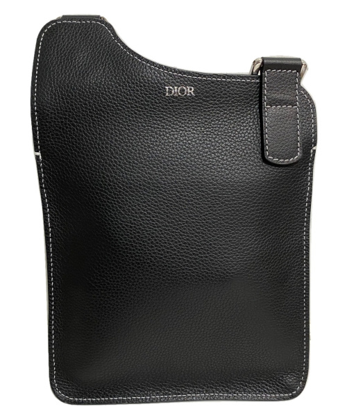 Christian Dior（クリスチャン ディオール）Christian Dior (クリスチャン ディオール) ×KAWS サドルショルダーバッグ ブラック サイズ:- 03-BO-1128の古着・服飾アイテム