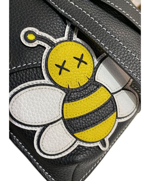 Christian Dior（クリスチャン ディオール）Christian Dior (クリスチャン ディオール) ×KAWS サドルショルダーバッグ ブラック サイズ:- 03-BO-1128の古着・服飾アイテム