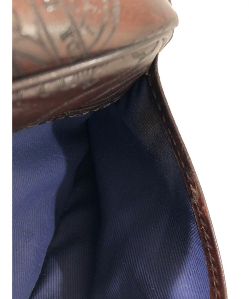 Berluti（ベルルッティ）Berluti (ベルルッティ) トイレタリーポーチ ブラウン サイズ:- カリグラフィ Formula 1003 A1109の古着・服飾アイテム