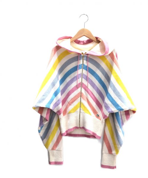 CHANEL（シャネル）CHANEL (シャネル) LA PAUSAカシミヤドルマンジップパーカー サイズ:36の古着・服飾アイテム