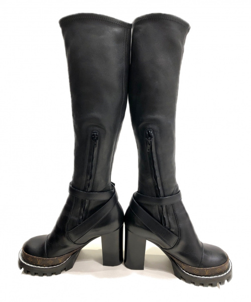 LOUIS VUITTON（ルイ ヴィトン）LOUIS VUITTON (ルイヴィトン) ロングブーツ ブラック サイズ:35 スタートレイル・ライン MA0159の古着・服飾アイテム