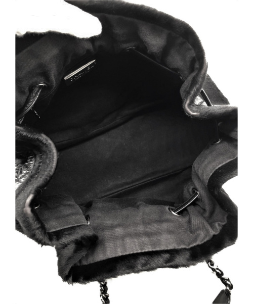 CHANEL（シャネル）CHANEL (シャネル) チェーンハラコトートバッグ ブラック サイズ:-の古着・服飾アイテム