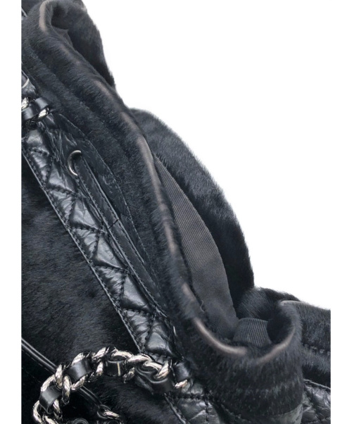 CHANEL（シャネル）CHANEL (シャネル) チェーンハラコトートバッグ ブラック サイズ:-の古着・服飾アイテム