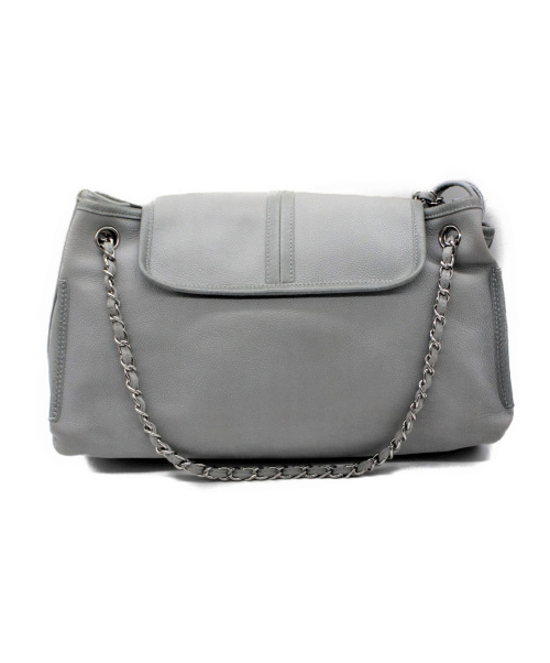 CHANEL（シャネル）CHANEL (シャネル) チェーンショルダーバッグ ブルーグレー サイズ:- 12781564の古着・服飾アイテム