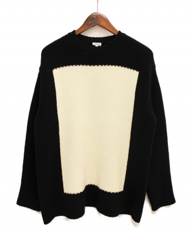 中古・古着通販】LOEWE (ロエベ) オーバーサイズニット ブラック