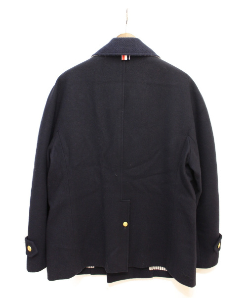 Thom Browne（トムブラウン）Thom Browne (トムブラウン) Pコート ネイビー サイズ:1の古着・服飾アイテム