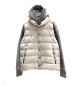 MONCLER（モンクレール）の古着「切替ダウンジャケット」｜ベージュ