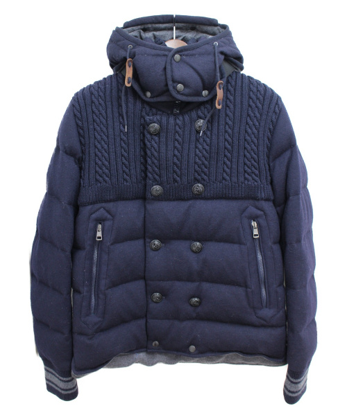 MONCLER（モンクレール）MONCLER (モンクレール) MONTPELLIER GIUBBOTTO ネイビー サイズ:1の古着・服飾アイテム
