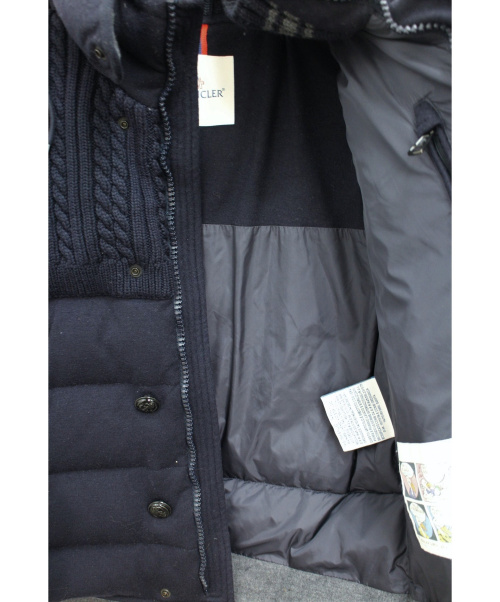 MONCLER（モンクレール）MONCLER (モンクレール) MONTPELLIER GIUBBOTTO ネイビー サイズ:1の古着・服飾アイテム