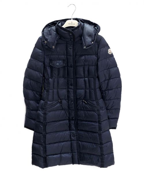 MONCLER（モンクレール）MONCLER (モンクレール) ロングダウンコート ネイビーの古着・服飾アイテム