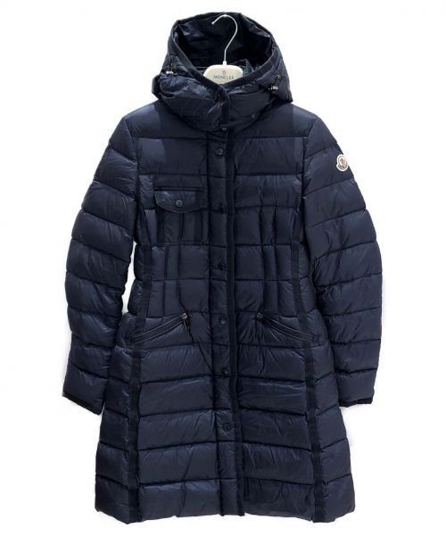 MONCLER（モンクレール）MONCLER (モンクレール) ロングダウンコート ネイビーの古着・服飾アイテム