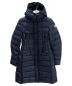 MONCLER (モンクレール) ロングダウンコート ネイビー：148000円